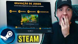 Novo RECURSO para GRAVAÇÃO DE TELA na Steam - ATIVE AGORA