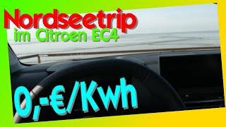 Citroen ec4 Nordseetrip für null euro pro Kwh