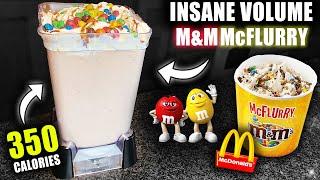 INSANE VOLUME M&M McFLURRY // Anabolic Protein Ice cream // M&M McFlurry For Fat Loss