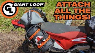 How to Add Additional Storage and Attach Just About Anything to the NEW Giant Loop MoJavi Saddlebag