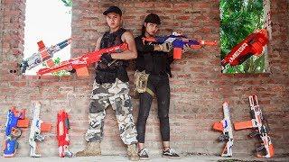 Nerf Guns War : S.W.A.T Girl Of Special SEAL TEAM Rescue S.W.A.T Men Attack Dangerous Enemies