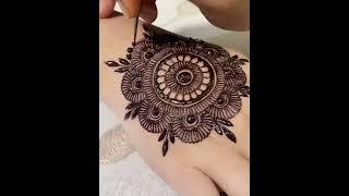 simple Tikka mehandi design for back hand ||shes mehandi design