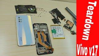 Vivo V17 Teardown | Vivo v17 disassembly | Vivo v17 how to open all internal parts | AMS - Hindi