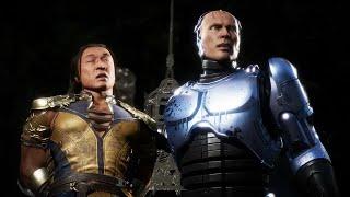 MK11 - Robocop Arresting Kombatants - Mortal Kombat 11 Aftermath