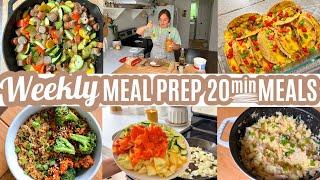 WEEKLY MEAL PREP 20 MINUTE MEALS - PREP ONCE, EAT ALL WEEK!