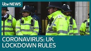 What you can and can't do during the three-week UK coronavirus lockdown | ITV News