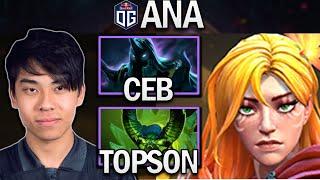 OG.ANA WINDRANGER VS CEB ABADDON - DOTA 2 7.29 GAMEPLAY