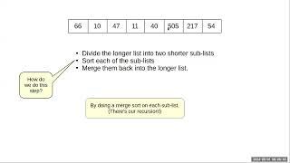 Chapter 5: Merge sort and Quicksort