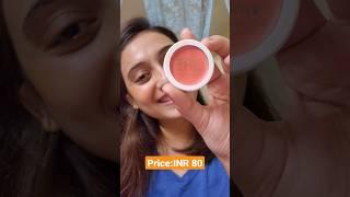 Insight cosmetics Cream Blusher under Rs.80 #insightcosmetics #creamblush #blush #softsalmon