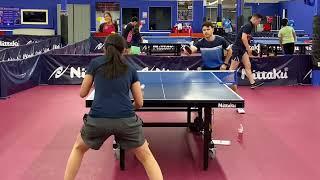 Haizhu Training at the Samson Dubina Table Tennis Academy