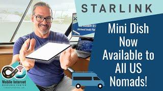 Starlink Mini Dish Now Available to US Based RV, Van & Boat Nomads! Unlimited Plans