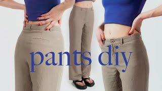 How to sew pants | DIY Hanane Pants Sewing Pattern