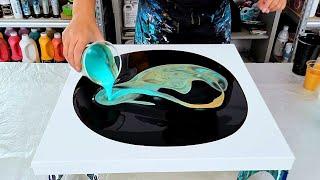 Small Changes but a BIG Difference - Thin Paint Straight Pour + BIG NEWS! - Acrylic Pouring