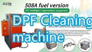 How to use the DPF cleaning machine ZQYM 508A?