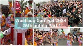 Supreme ft Evergreen and Blue Scouts band 25th Outing 2024. Westside Carnival in Takoradi.