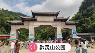 【一个人穷游中国】到贵州的第二天，游览贵阳市黔灵山公园，山顶上到处是野生猕猴