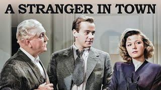 A Stranger in Town | Old Romantic Film