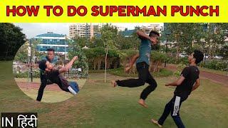 Superman punch - How to do Wwe superman punch | Roman reigns superman punch in hindi