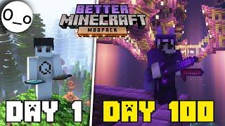 Tôi Sinh Tồn 100 Ngày Trong Better Minecraft 1.19.2 Hardcore Siêu Khó!