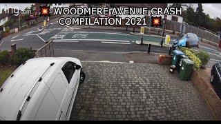 Woodmere Avenue Width Restriction Crashes Compilation