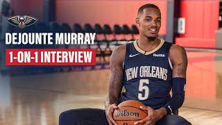 Dejounte Murray on joining team, expectations | New Orleans Pelicans