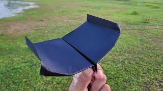 Paper Airplane that Flies like a Boomerang - Easy to Make | Come back Paper Plane