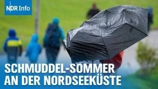 Nordsee-Sommer im Eimer? Dauerregen statt Sonnenschein, aber keine Menschenmassen | NDR Info | NDR