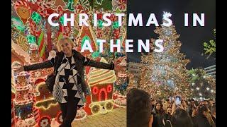 Athens' Christmas Markets & Villages 2024  | 4K | Best Festive Decorations Ever !