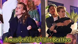 Princess Beatrice sings her heart out watching Kings of Leon at BST in Hyde Park with husband Edo