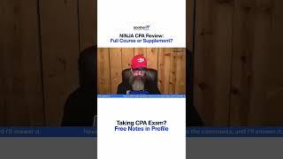 NINJA CPA Review - Full Course or Supplement? #cpaexam #shorts