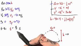 Finding the Maximum Height - Intro to Physics