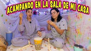 ACAMPANDO EN LA SALA DE MI CASA | AnaNANA TOYS