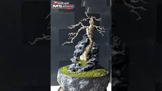 Amazing, Relief tebing langsung pada bonsai serut #shorts #diy #bonsaitree