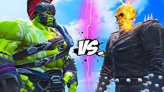 GHOST RIDER VS HULK RAGNAROK - EPIC BATTLE