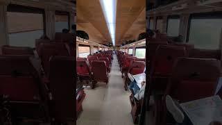 INSIDE India's first private train! The luxurious IRCTC Tejas Express! #indian #railway #india #loco