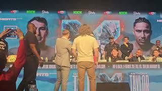 "KSI WENT TO DIDDY PARTY!" - AMADEUSZ FERRARI CRASHES MISFITS 020 PRESS CONFERENCE!