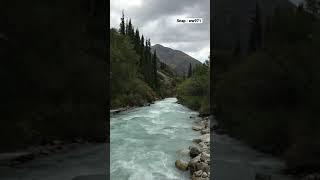 مشهد من طبيعة قرقزستان الرائعة | Beautiful scenery of Kyrgyzstan