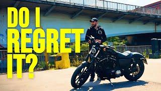 Harley Davidson Sportster Iron 883 ONE YEAR LATER Review!