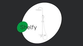 Душевая система с тропическим душем Shelfy SHEWTBTi06