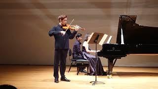 林暉恩Troy 2023/11/25誠品表演廳演奏J.Brahms:Violin Sonata No.1 in G Major Op.78.Mov.1 布拉姆斯：G大調第一號第一樂章小提琴奏鳴曲