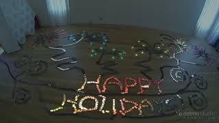 [Video Throwback] Happy Holidays Domino With 2,000 iPhone 5S (Source: @AatmaStudio)