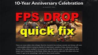 FPS drop Dota 2 10th anniversary upate quick fix (works with 7.34d )