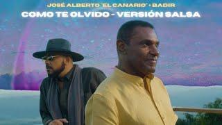 José Alberto "El Canario" + Badir - Como Te Olvido  (Lyric Video) [SALSA]