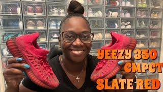 The most comfortable sneaker yet Yeezy 350 V2 CMPCT Red Slate|REVIEW|ON Foot