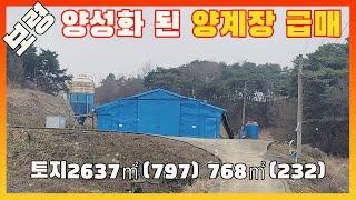 [물건번호2922]보령시 청소면 "양성화된 양계장 축사" 급매 합니다, 1만3천수 육계 사육했다고 합니다,   잘 관리돤 자동화 된 양계장 입니다,