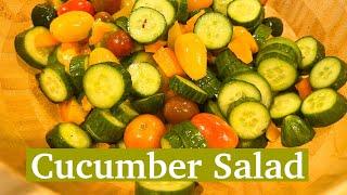 Easy to Make Cucumber Salad