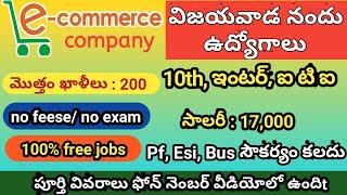 Vijayawada Nandu Udyogaavakaasalu - EComerse Company  Jobs - 10th Inter Iti Jobs - Daily Free Jobs