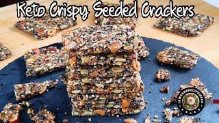 CARA MEMBUAT KETO CRISPY SEEDED CRACKERS - SEHAT, RENANG & LEZAT !