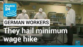 German workers hail minimum wage hike, but employers worry about inflation • FRANCE 24 English