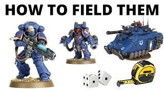 How to Field EVERY Codex Space Marines Unit - Wargear, Support + Battle Plan